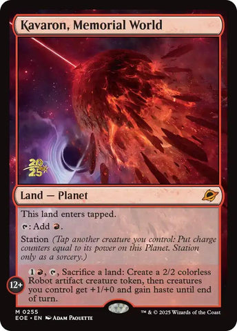 Kavaron, Memorial World [Edge of Eternities Prerelease Promos] - The Mythic Store | 24h Order Processing