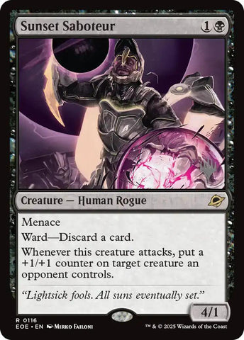 Sunset Saboteur [Edge of Eternities Promo Pack] - The Mythic Store | 24h Order Processing