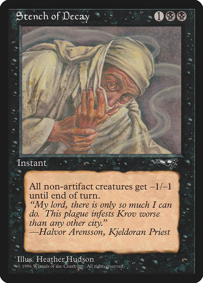Stench of Decay (Covering Mouth) [Alliances] - The Mythic Store | 24h Order Processing