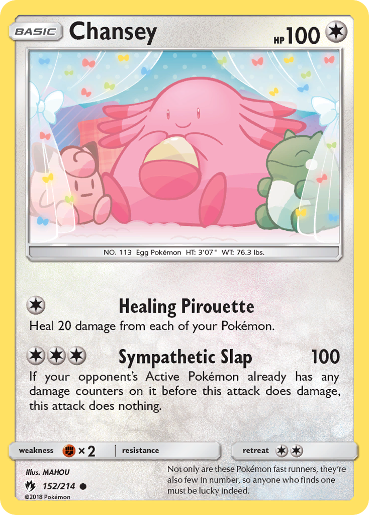Chansey (152/214) [Sun & Moon: Lost Thunder] - The Mythic Store | 24h Order Processing