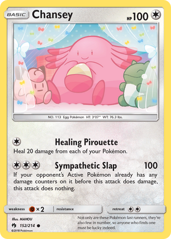 Chansey (152/214) [Sun & Moon: Lost Thunder] - The Mythic Store | 24h Order Processing