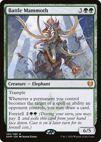 Battle Mammoth (Promo Pack) [Kaldheim Promos] - The Mythic Store | 24h Order Processing