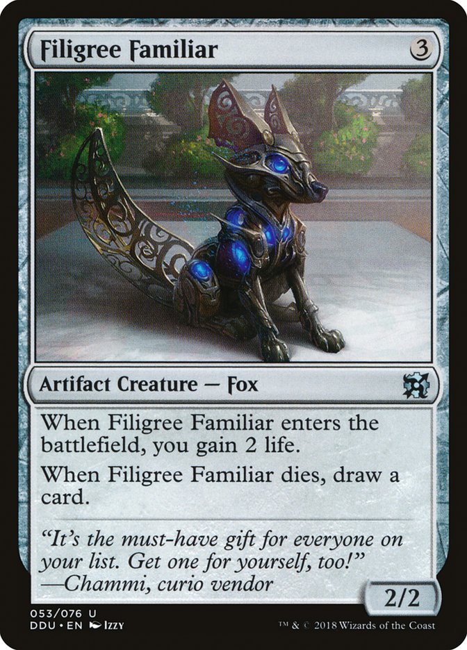 Filigree Familiar [Duel Decks: Elves vs. Inventors] - The Mythic Store | 24h Order Processing