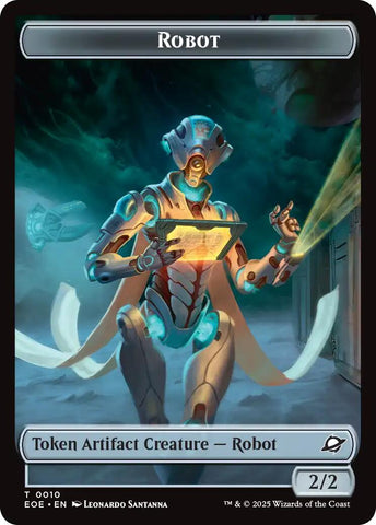 Robot // Lander (0006) Double-Sided Token [Edge of Eternities Tokens] - The Mythic Store | 24h Order Processing
