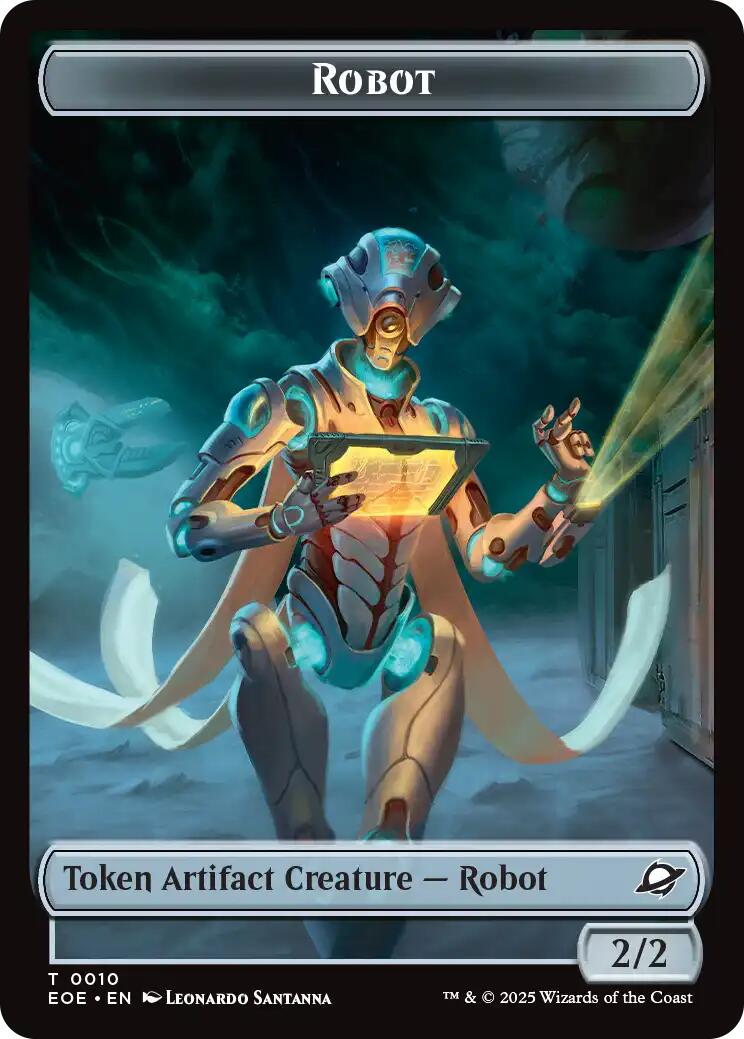 Robot // Lander (0004) Double-Sided Token [Edge of Eternities Tokens] - The Mythic Store | 24h Order Processing
