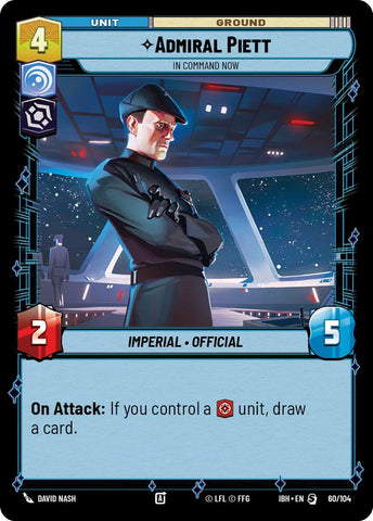 Admiral Piett (60/104) - In Command Now (60/104) [Intro Battle: Hoth] - The Mythic Store | 24h Order Processing