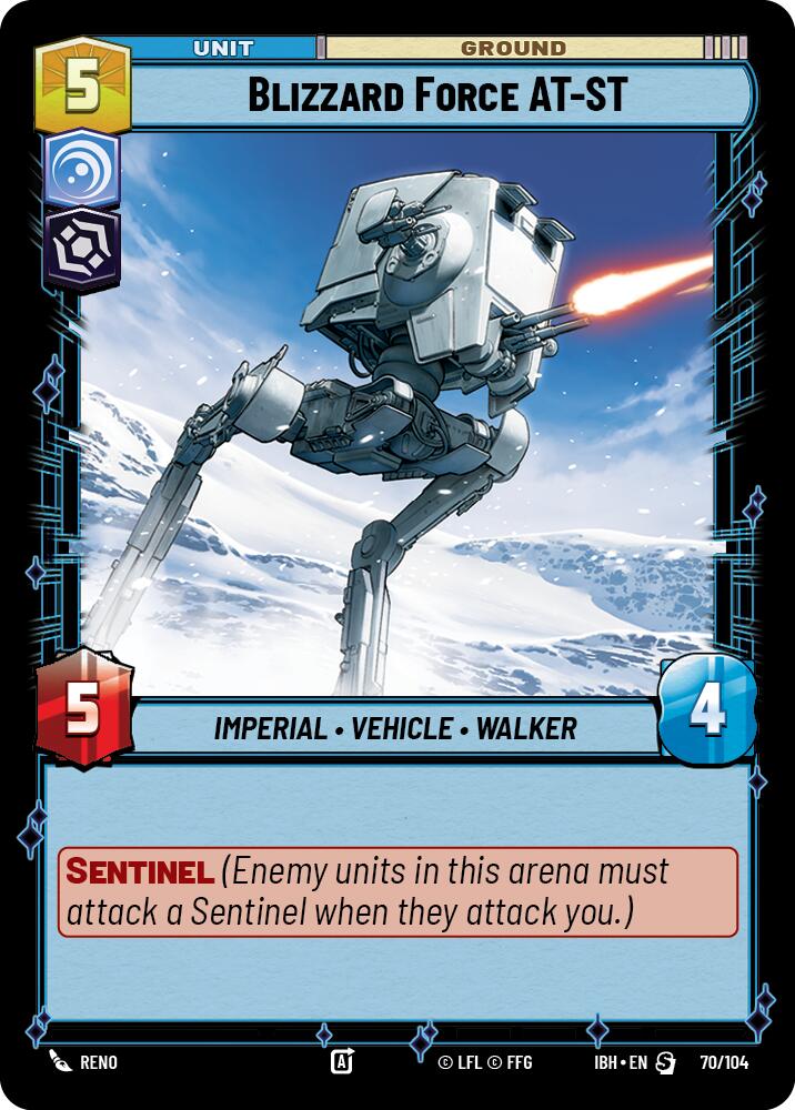 Blizzard Force AT-ST (70/104) (70/104) [Intro Battle: Hoth] - The Mythic Store | 24h Order Processing