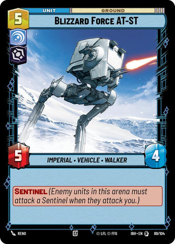 Blizzard Force AT-ST (89/104) (89/104) [Intro Battle: Hoth] - The Mythic Store | 24h Order Processing