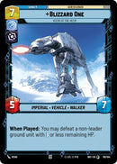 Blizzard One (99/104) - Veers at the Helm (99/104) [Intro Battle: Hoth] - The Mythic Store | 24h Order Processing