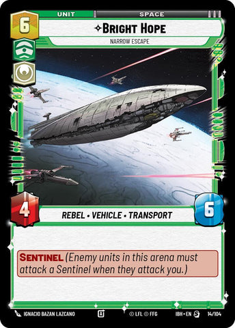 Bright Hope (14/104) - Narrow Escape (14/104) [Intro Battle: Hoth] - The Mythic Store | 24h Order Processing
