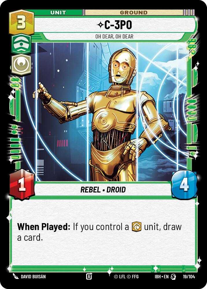 C-3PO (19/104) - Oh Dear, Oh Dear (19/104) [Intro Battle: Hoth] - The Mythic Store | 24h Order Processing