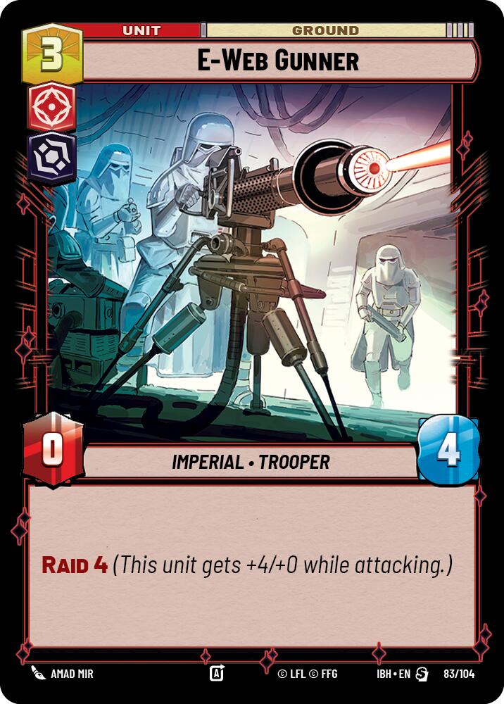 E-Web Gunner (83/104) (83/104) [Intro Battle: Hoth] - The Mythic Store | 24h Order Processing
