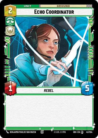 Echo Coordinator (43/104) (43/104) [Intro Battle: Hoth] - The Mythic Store | 24h Order Processing