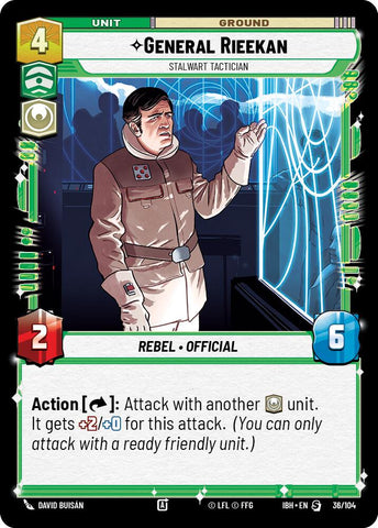 General Rieekan (36/104) - Stalwart Tactician (36/104) [Intro Battle: Hoth] - The Mythic Store | 24h Order Processing