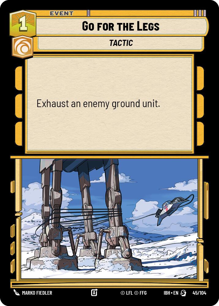 Go for the Legs (45/104) (45/104) [Intro Battle: Hoth] - The Mythic Store | 24h Order Processing