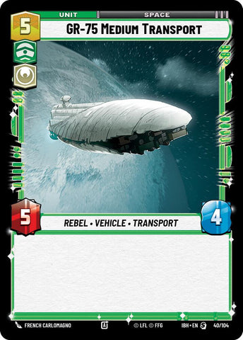 GR-75 Medium Transport (40/104) (40/104) [Intro Battle: Hoth] - The Mythic Store | 24h Order Processing