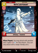 Hoth Lieutenant (92/104) (92/104) [Intro Battle: Hoth] - The Mythic Store | 24h Order Processing