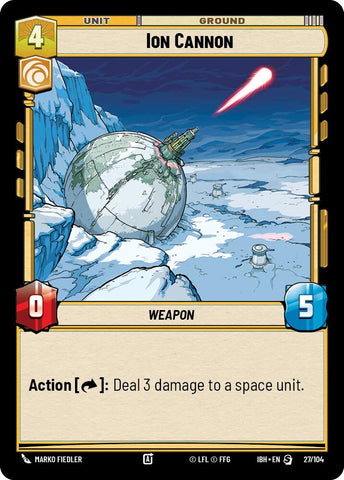 Ion Cannon (27/104) (27/104) [Intro Battle: Hoth] - The Mythic Store | 24h Order Processing