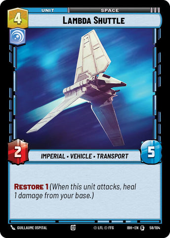 Lambda Shuttle (58/104) (58/104) [Intro Battle: Hoth] - The Mythic Store | 24h Order Processing