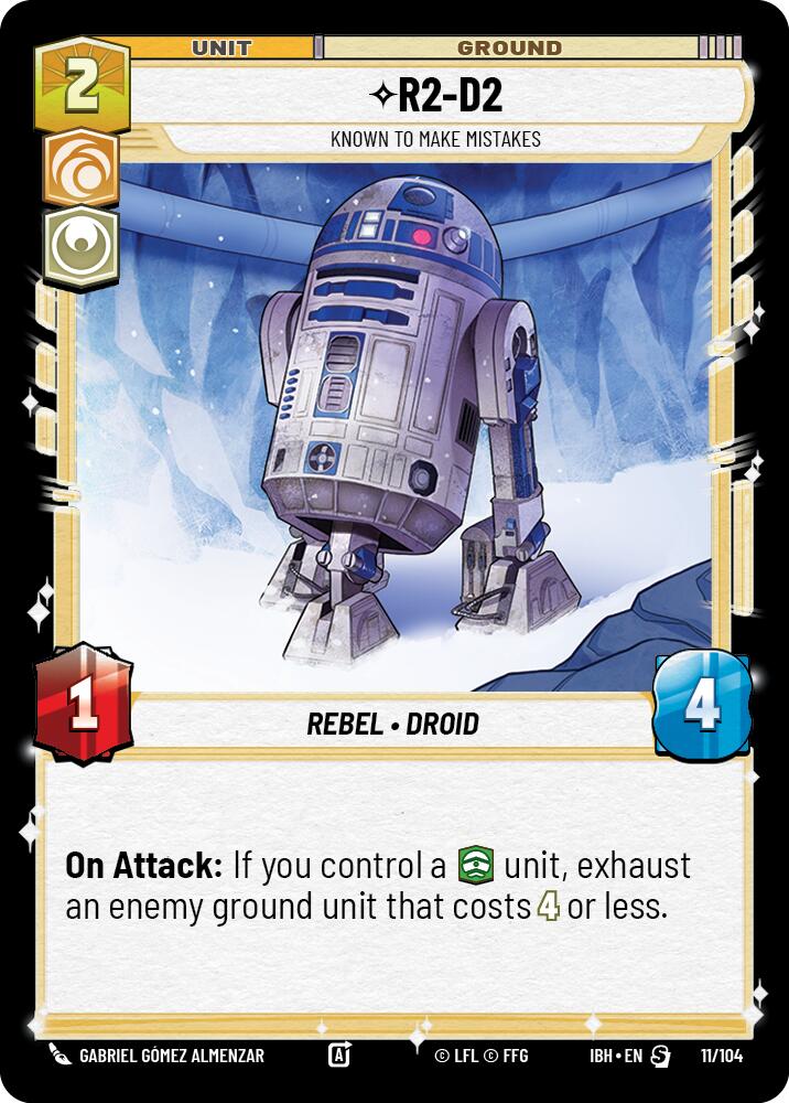 R2-D2 (11/104) - Known to Make Mistakes (11/104) [Intro Battle: Hoth] - The Mythic Store | 24h Order Processing