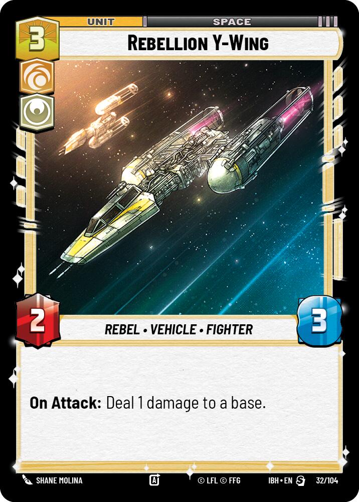 Rebellion Y-Wing (32/104) (32/104) [Intro Battle: Hoth] - The Mythic Store | 24h Order Processing
