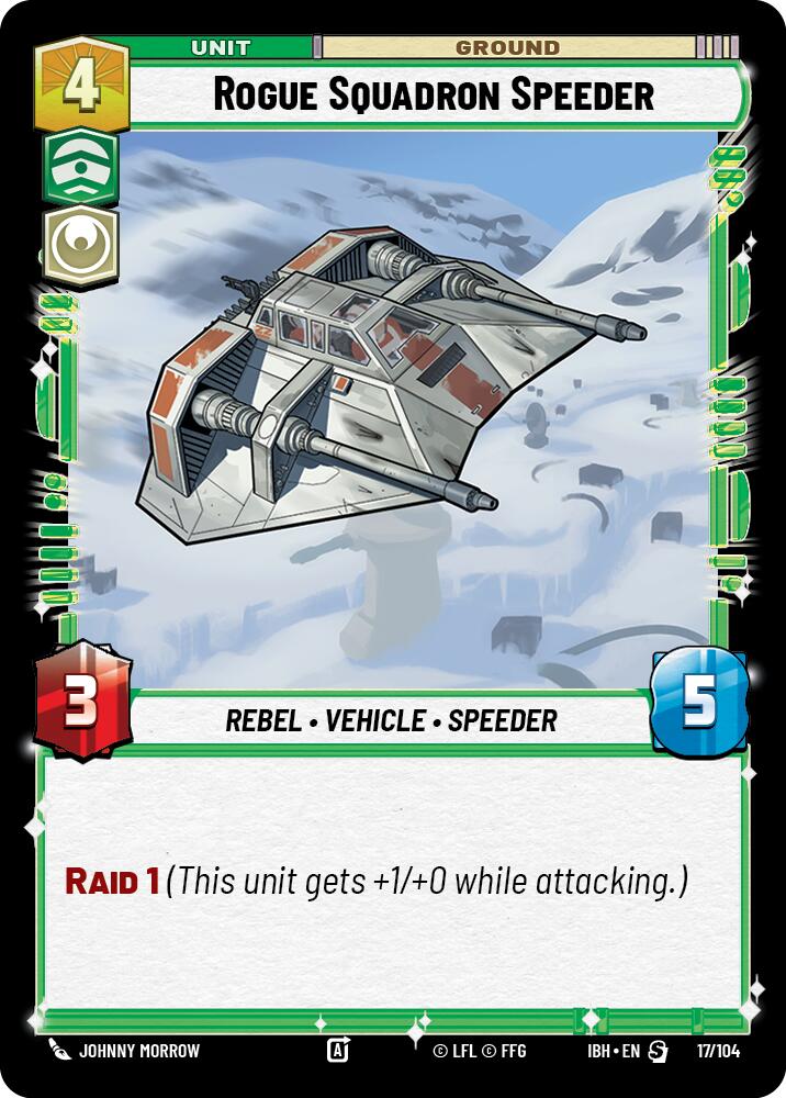 Rogue Squadron Speeder (17/104) (17/104) [Intro Battle: Hoth] - The Mythic Store | 24h Order Processing