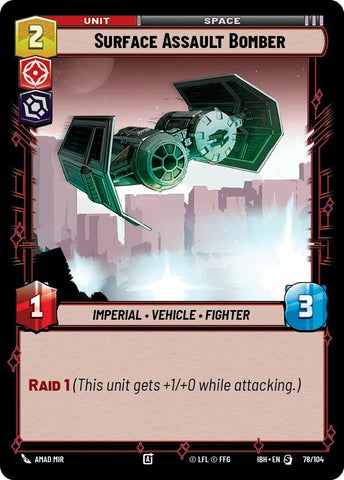 Surface Assault Bomber (78/104) (78/104) [Intro Battle: Hoth] - The Mythic Store | 24h Order Processing