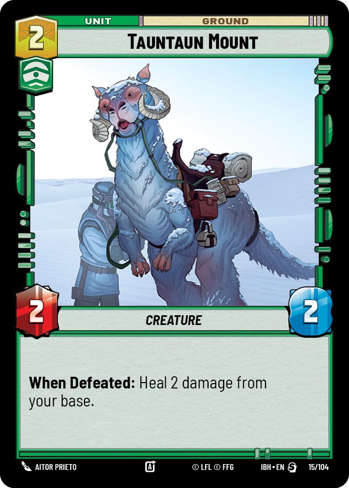 Tauntaun Mount (15/104) (15/104) [Intro Battle: Hoth] - The Mythic Store | 24h Order Processing