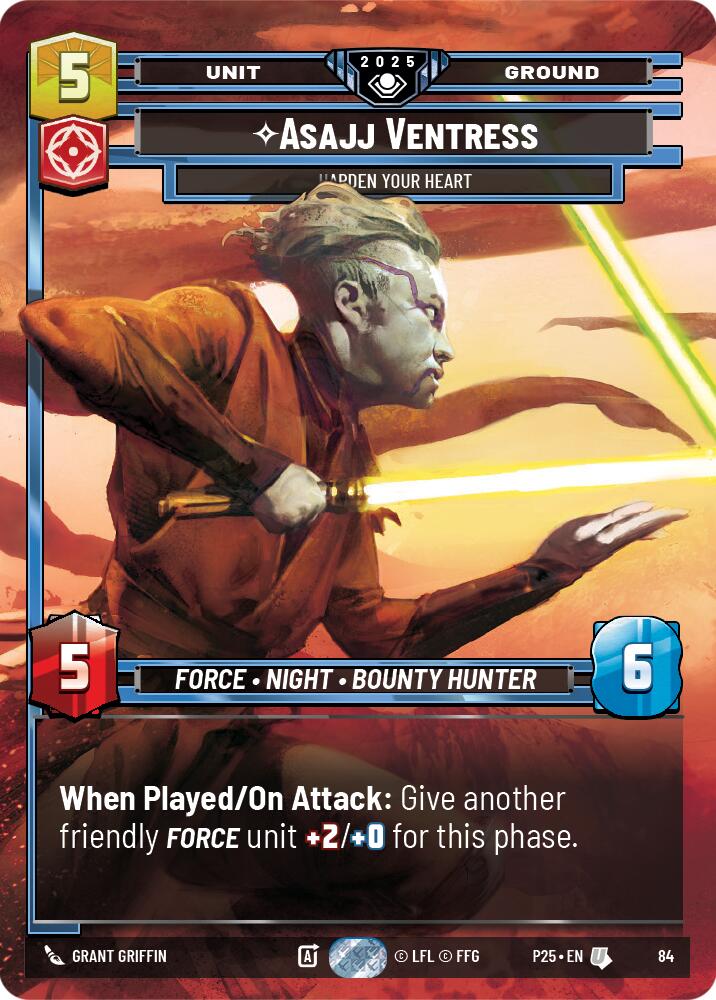 Asajj Ventress (84) - Harden Your Heart (84) [Organized Play Promos] - The Mythic Store | 24h Order Processing