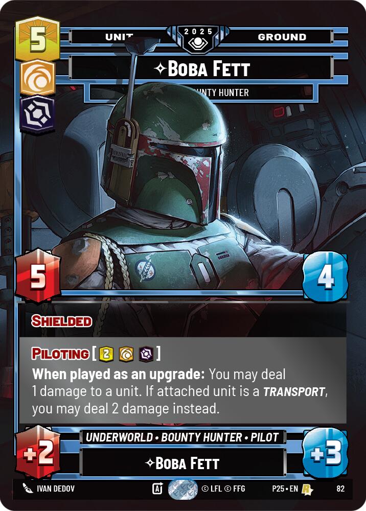 Boba Fett (82) - Feared Bounty Hunter (82) [Organized Play Promos] - The Mythic Store | 24h Order Processing