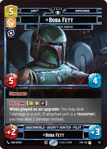 Boba Fett (82) - Feared Bounty Hunter (82) [Organized Play Promos] - The Mythic Store | 24h Order Processing