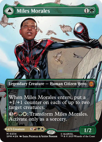 Miles Morales (0234) (Borderless) [Marvel's Spider-Man] - The Mythic Store | 24h Order Processing