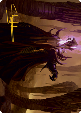 Extus, Oriq Overlord Art Card (Gold-Stamped Signature) [Strixhaven: School of Mages Art Series] - The Mythic Store | 24h Order Processing