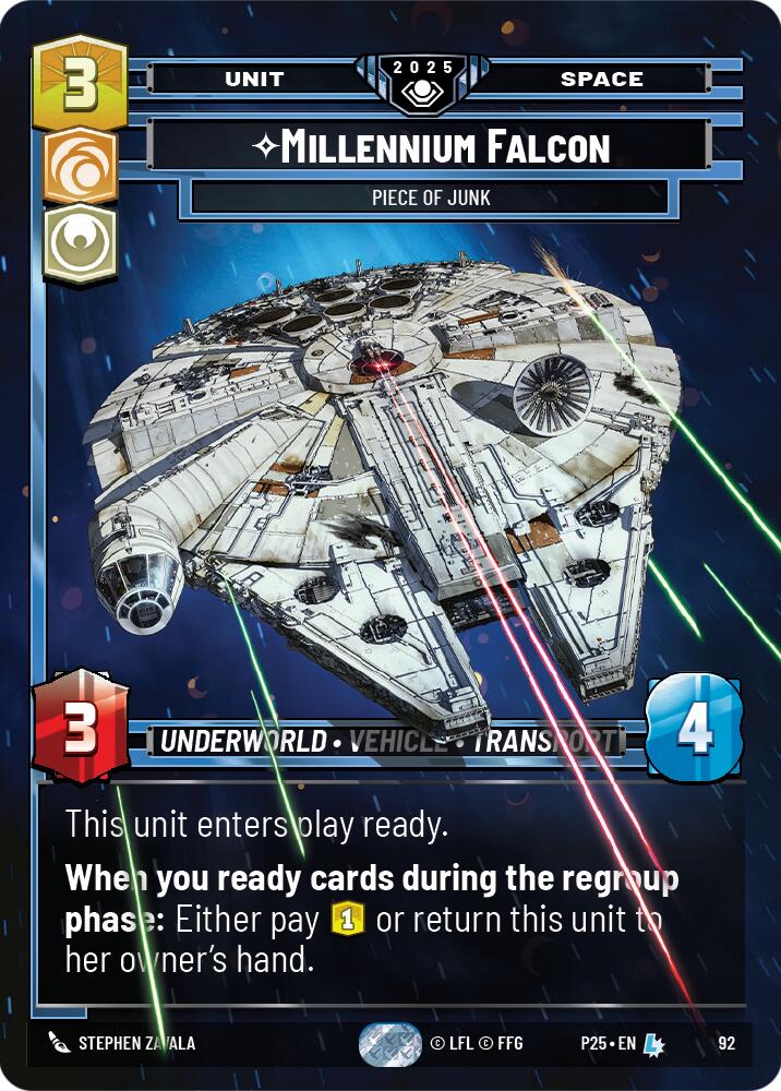 Millennium Falcon (92) - Piece of Junk (92) [Organized Play Promos] - The Mythic Store | 24h Order Processing