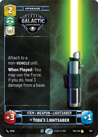 Yoda's Lightsaber (107) (107) [Organized Play Promos] - The Mythic Store | 24h Order Processing