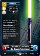 Qui-Gon Jinn's Lightsaber (111) (111) [Organized Play Promos] - The Mythic Store | 24h Order Processing