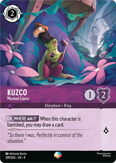 Kuzco - Wanted Llama (Epic) (209/204) [Fabled] - The Mythic Store | 24h Order Processing