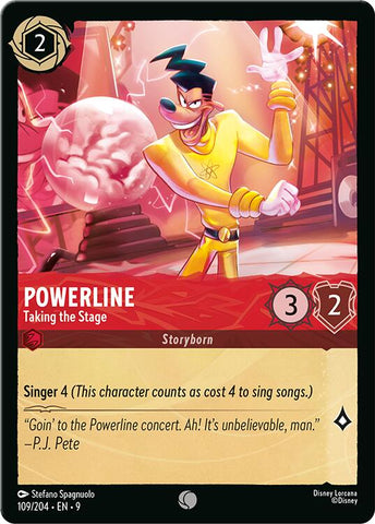 Powerline - Taking the Stage (109/204) [Fabled] - The Mythic Store | 24h Order Processing
