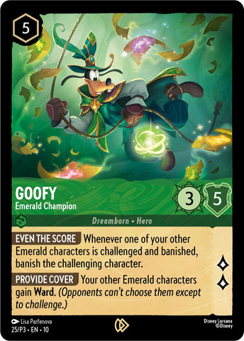 Goofy - Emerald Champion (25) [Promo Cards] - The Mythic Store | 24h Order Processing