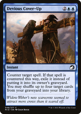 Devious Cover-Up [Innistrad: Midnight Hunt] - The Mythic Store | 24h Order Processing