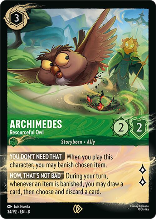 Archimedes - Resourceful Owl (34/P2) [Promo Cards] - The Mythic Store | 24h Order Processing