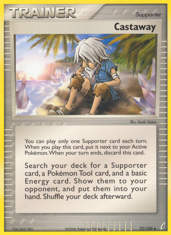 Castaway (72/100) [EX: Crystal Guardians] - The Mythic Store | 24h Order Processing