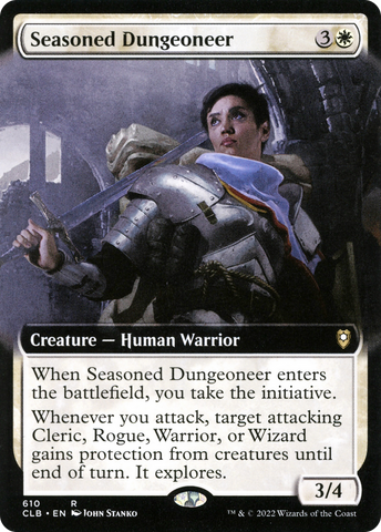 Seasoned Dungeoneer (Extended Art) [Commander Legends: Battle for Baldur's Gate] - The Mythic Store | 24h Order Processing