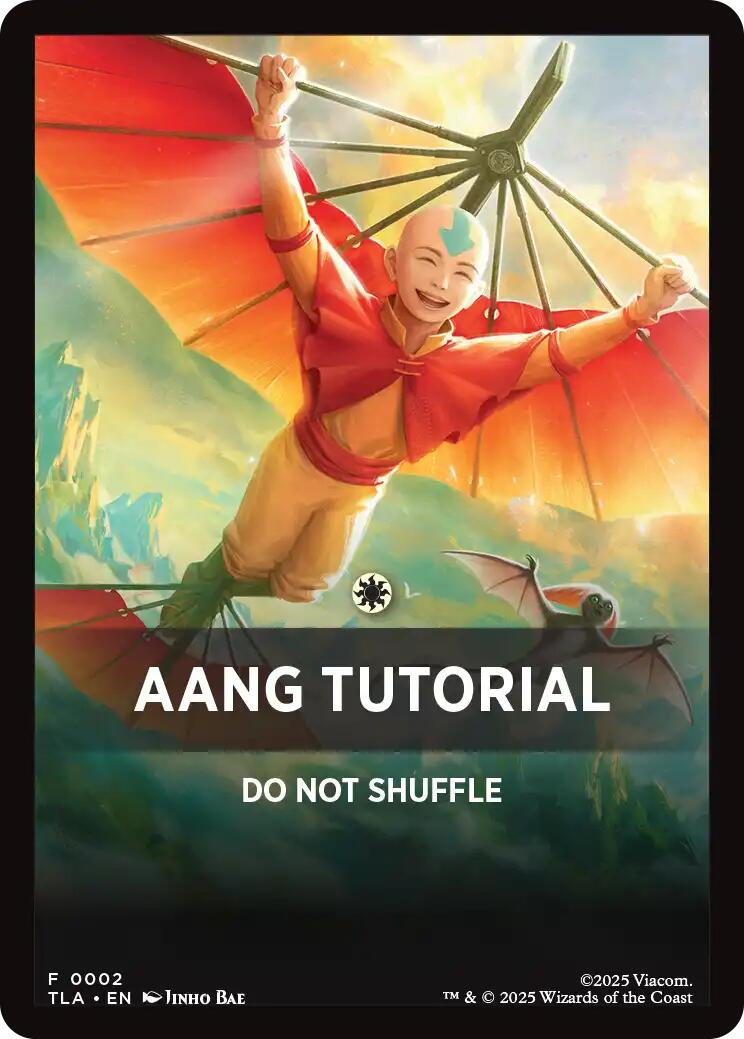 Aang Tutorial Theme Card [Avatar: The Last Airbender Tokens] - The Mythic Store | 24h Order Processing