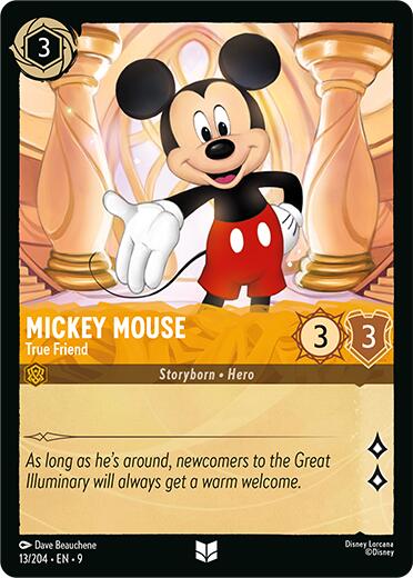 Mickey Mouse - True Friend (13/204) [Fabled] - The Mythic Store | 24h Order Processing