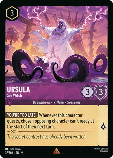 Ursula - Sea Witch (37/204) [Fabled] - The Mythic Store | 24h Order Processing