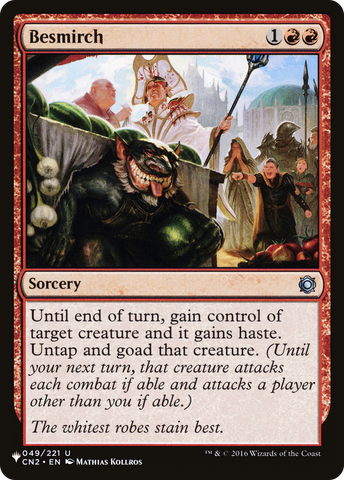 Besmirch [The List] - The Mythic Store | 24h Order Processing