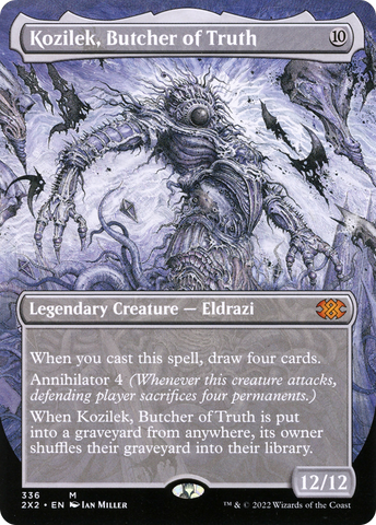 Kozilek, Butcher of Truth (Borderless Alternate Art) [Double Masters 2022] - The Mythic Store | 24h Order Processing
