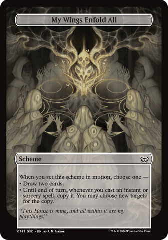 My Wings Enfold All (Full Art) [Duskmourn: Archenemy] - The Mythic Store | 24h Order Processing