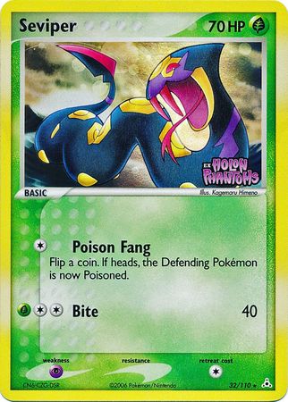 Seviper (32/110) (Stamped) [EX: Holon Phantoms] - The Mythic Store | 24h Order Processing